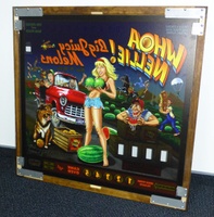 Image # 65417: Whoa Nellie! Big Juicy Melons� Backglass - Reverse 
(The wood frame attaches to the backbox.)