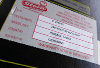 Image # 76474: KISS (Premium) Model and Serial Number 
(Serial number E254812.)