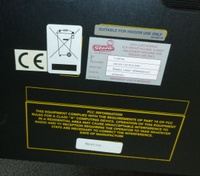 Image # 67903: Spider-Man (Vault Edition) Cabinet - Model Number 
(Serial number E258144.)