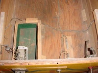 Image # 19928: Dallas Inside Cabinet 
(Wires lead to two switches operated from under the cabinet. The switch closer to the front door is the knock-off switch. The other is the power switch.)