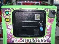 Image # 68496: Ghostbusters (Limited Edition) Cabinet - Front 
(This is an 'Export version' coin door. Serial number E 258955.)
