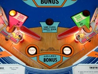 Image # 44723: Darling Illuminated Playfield - Detail 
(Serial number 174552.)