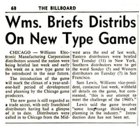 Image # 46399: Darts Billboard Article #1 - Cabinet Preview 
(The Billboard, Jun-6-1960, page 68)