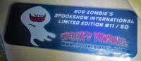 Image # 70509: Rob Zombie's Spookshow International (Limited Edition) Limited Edition Plaque 
(The plaque is made of plastic and is not attached to the game when shipped from the factory.)
