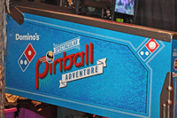 Image # 74312: Domino�s Spectacular Pinball Adventure (Standard Edition) Cabinet - Left 
(Photographed at the 2016 Texas Pinball Festival.)
