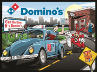 Image # 74300: Domino�s Spectacular Pinball Adventure (Standard Edition) Backglass