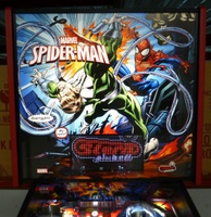 Image # 71509: Marvel Spider-Man (Home Edition) Illuminatd Backglass 
(Serial number 263023.)