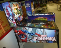 Image # 71511: Marvel Spider-Man (Home Edition) Cabinet - Left 
(Serial number 263023.)
