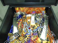Image # 73118: Iron Maiden Legacy Of The Beast (Pro) Upper Playfield 
(Serial number E277371.)