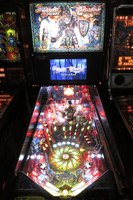 Image # 76910: Black Knight Sword of Rage (Pro) Illuminated Front View 
(Photographed at an arcade.)