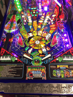 Image # 78500: Monster Bash (Remake Limited Edition) Illuminated Lower Playfield 
(Limited Edition number 355 of 1250.)