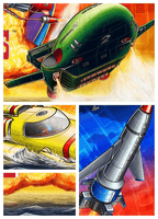 Image # 74589: Thunderbirds Original Translite Artwork - Detail 
(Artist is Federico Barbato.Hand drawn digital painting.Full translite dimensions 28 5/32 inches by 26 31/32 inches.)
