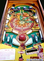 Image # 634: Derby Day Playfield 
(The flippers are not original to this game.)