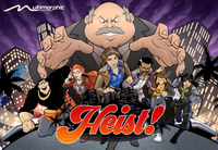 Image # 75600: Heist Revised Translite Art 
(The only difference we see in this revision is that the office building lights above the name are brighter and a few of them are defined better.)