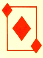 Image # 35670: Diamond Lady Drop Target Decal 
(This decal measures 19mm by 25mm.)