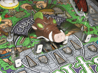 Image # 79850: Celts Prototype Game - Playfield - Detail 
(Photographed at Pinball Expo 2019 in Chicago.)