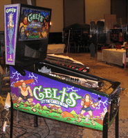 Image # 79856: Celts Prototype Game - Cabinet - Left 
(Photographed at Pinball Expo 2019 in Chicago.)