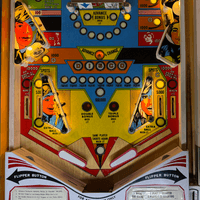 Image # 83936: Disco Illuminated Lower Playfield 
(Serial number 8186.)