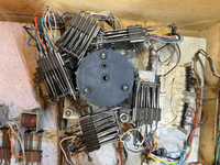 Image # 83962: Disco Inside Cabinet - Score Motor 
(Serial number 8186.)