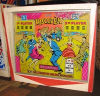 Image # 42839: Discotek Backglass 
(Serial number DK1057.)