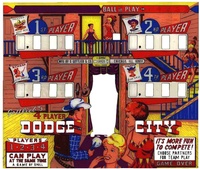 Image # 6228: Dodge City Backglass