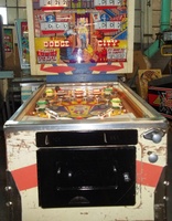 Image # 62540: Dodge City Cabinet - Front View 
(The coin door and coin entrance plate have been painted black.)