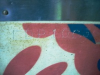 Image # 40857: Dolly Parton Early Production Serial Number 
(Serial number EDP 1003 stamped on side of lower cabinet.)