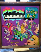Image # 48471: Doodle Bug Early Production Backglass 
(Serial number 65420.)
