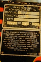 Image # 51651: Andromeda Manufacturer Plates 
(Serial number 5804.)