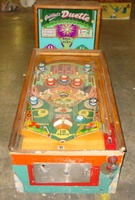 Image # 45385: Duette Cabinet - Front View 
(The coin door shown here is not original to this game.)
