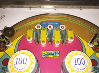 Image # 81514: Duotron Sample Game - Playfield - Detail 
(Serial number 01012 S.)
