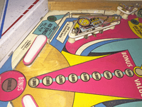 Image # 81519: Duotron Sample Game - Playfield - Detail 
(Serial number 01012 S.)