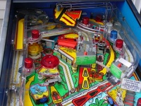 Image # 31427: Earthshaker Sample Game - Upper Playfield 
(Serial number is 568 210054.)