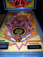 Image # 58229: Eclipse Playfield 
(The four pop bumpers are missing from the playfield.)