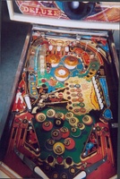 Image # 25905: Eight Ball Deluxe Early Production Plastic Playfield 
(Serial number 1007.)