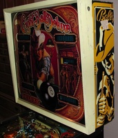 Image # 58782: Eight Ball Deluxe Prototype Game - Backbox - Right 
(Serial number EED9201.)