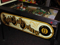 Image # 58784: Eight Ball Deluxe Prototype Game - Cabinet - Left 
(Serial number EED9201.)