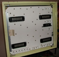 Image # 58790: Eight Ball Deluxe Prototype Game - Backbox Insert - Front 
(Serial number EED9201.)