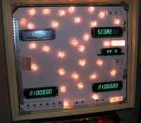 Image # 58791: Eight Ball Deluxe Prototype Game - Illuminated Backbox Insert 
(Serial number EED9201.)
