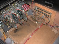 Image # 58803: Eight Ball Deluxe Prototype Game - Inside Cabinet - Front 
(Serial number EED9201.)