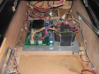 Image # 58804: Eight Ball Deluxe Prototype Game - Inside Cabinet - Rear 
(Serial number EED9201.)