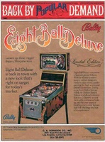 Image # 7788: Eight Ball Deluxe Limited Edition Flyer 
(The distributor, C.A. Robinson, was in business from 1936 to 2011.)