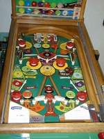 Image # 6339: "8 Ball" Playfield 
(The cabinet has been repainted but is included here to show its other features. Serial number 52250.)