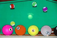 Image # 47761: "8 Ball" Backglass - Score Light 
(Serial number 52250.)