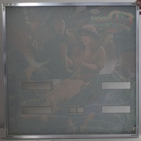 Image # 58187: El Dorado City of Gold Backglass - Reverse 
(The glass shown here is in a metal frame.)