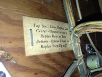 Image # 55116: El Paso Replay Unit Label 
(This label identifies each switch in the switch stack. Serial number 12325.)