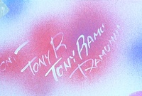 Image # 71167: Embryon Original Playfield Concept Artwork - Reverse - Detail 
(Artist is Tony Ramunni.Unidentified media on tagboard.Dimensions 17 inches by 24 inches.)