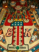 Image # 24646: Evel Knievel Playfield 
(Serial number 1150.)