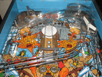 Image # 75201: Excalibur Upper Playfield 
(Serial number 46800.)