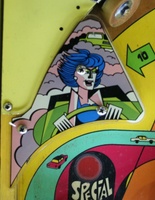 Image # 39616: Expressway Playfield Plastic 
(The serial number is 1530.)